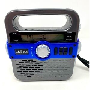 LL Bean ETON Radio Blue Power Crank SolarlinkFR370